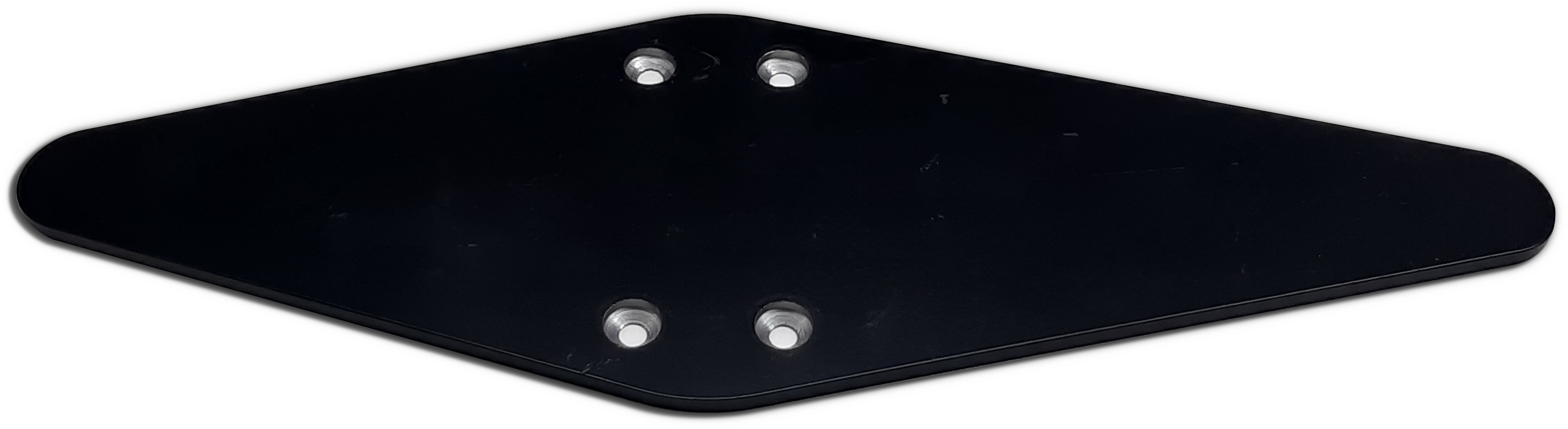 Metal Foot Black Powder-Coated Aluminium Base, Robust Frame Foot Support, Easy Installation, Corrosion-Resistant Finish, Compatible with Modular Profiles
